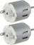 Akıllı Arabalar Için 2x 6-12V 3000 Rpm Silindirik Dc Şaft Motoru (Yurt Dışından) 1