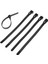 Panda Online 150X8MM 100 Adet Naylon Plastik Çıkarılabilir Yeniden Kullanılabilir Kablo Bağı Zip Sarar Cırcır Bağları Tel (Yurt Dışından) 1
