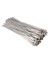 100 Adet 4.6X300MM Paslanmaz Çelik Egzoz Sargısı Kaplamalı Kilitleme Metal Kablo Zip Bağları Kendinden Kilitlemeli Paslanmaz Çelik Kablo Bağı (Yurt Dışından) 4