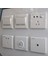 Junlang Anahtar Priz B Serisi 86 Panel Beş Delikli Gözenekli 1/2/3/4-Bit Tek Kontrol Çift Kontrol Tüm Ev Seti (Yurt Dışından) 3