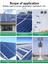 Erkek Dişi Pv Konnektörler, 1500V Dc 6 Çift Dış Mekan Için 2,5mm² Tel Için Güneş Enerjisi Konektörü (Yurt Dışından) 2