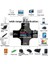 USB C Test Cihazı, 2'si 1 Arada Tip C USB Test Cihazı Renkli Ekran IPS Dijital Multimetre, Gerilim, Akım,, Direnç, Sıcaklık, Klipsli Kablo Desteği Pd2.0/pd3.0,qc2.0 (Yurt Dışından) 5