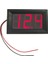 Ma DC4.5V-30.0V 0.56IN 2 Telli LED Dijital Voltmetre Gerilim Ölçer Araba Volt Test Cihazı-Kırmızı (Yurt Dışından) 2