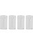 4pcs Akrilik Şeffaf Braket Levha, Duvara Monte Ekran Tabelası Delikli Panel Braketi, Su Geçirmez, 13X19MM C (Yurt Dışından) 1