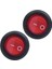 3x Basmalı Anahtar Bipolar Açık Kapalı Kırmızı 3 Pin 220V (Yurt Dışından) 2