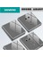 Siemens 86 Tipi Anahtar Priz Gri Akrilik Panel USB Ayna Beş Delikli Bir Açık Ev 16A Klima (Yurt Dışından) 1