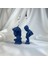 Gri Mavi Michelangelo ve David Heykel 2'li Not Tutucu Set 3