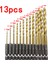 13 Adet 1/4 Hex Shank 1.5-6.5mm Matkap Uçları Hss Yüksek Hız Çelik Matkap Ucu Seti Aracı Podazz (Yurt Dışından) 3