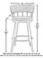 Bronx Bar Ceviz - 75 cm 5