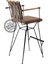 Penyez Ahşap Kol Bar Sandalye Kahve - 65 cm 3