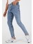 Erkek Slim Fit Likralı Yırtık Açık Kar Yıkama Kot Pantolon 3