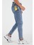Erkek Slim Fit Likralı Yırtık Açık Kar Yıkama Kot Pantolon 4