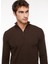 Fermuarlı Yaka Slim Fit Kahve Erkek Kazak 61101130 4