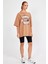 Baskılı Oversize T-Shirt (E23-0046 01) 2