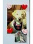 8'li El Yapımı Kalp Buzdolabı Magneti , Fridge Magnet , Hediye Magnet Puantiyeli- 8'li Set 5