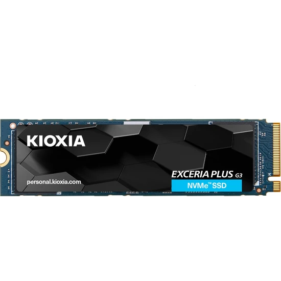 KIOXIA PCIe M2 1TB EXCERIA PLUS G3 NVMe 3D 5000MB-3900MB/sn SSD (LSD10Z001TG8)