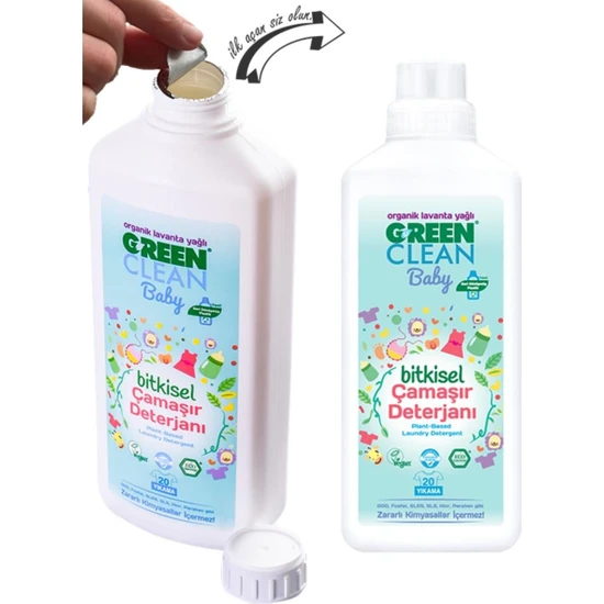 U Green Clean Baby Sıvı Çamaşır Deterjanı 1 L