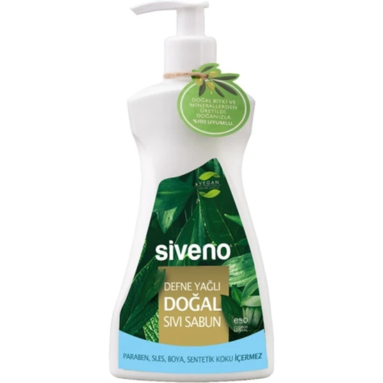 Siveno Defne Yağlı Doğal Sıvı Sabun 300 ml