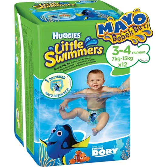 Huggies Little Swimmers Mayo Bebek Bezi Small 7-15 Kg