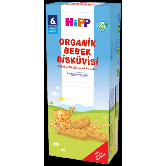 Hipp Organik Bebek Bisküvisi 180 gr