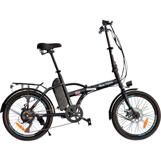 Roxform R-100 Elektrikli Katlanabilir Bisiklet 20 Inç Siyah