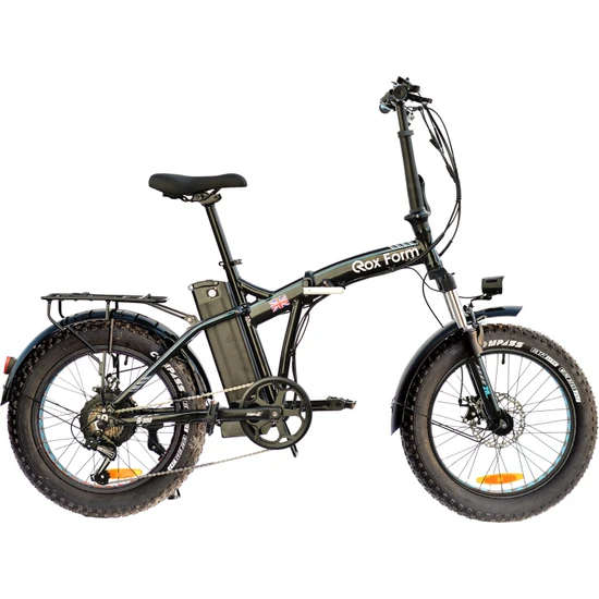 Roxform R-300 Elektrikli Katlanabilir Bisiklet 20 Inç Siyah