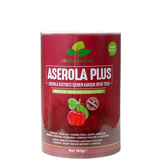 Aserola Plus Acerola Ekstresi Içeren Karışık Bitki Tozu 150GR.