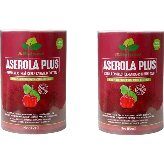 Aserola Plus Acerola Ekstresi Içeren Karışık Bitki Tozu 150GR. ( 2 Adet )