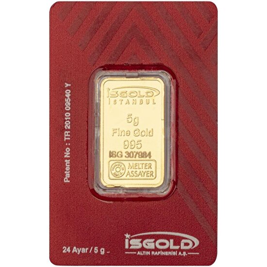 İs Gold 5 gr 24 Ayar Isgold Gram Altın