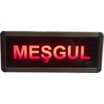 Sanec Kumandalı Ledli Meşgul Tabelası Kasa Ölçüsü: 12 x 30 cm