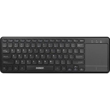 Everest EKW-155 Siyah Toucpad Mouse Us Layout + Kablosuz Klavye