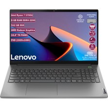 Lenovo IdeaPad Amd Ryzen 7 5700U 8GB 512GB SSD 15.6" FHD Freedos Taşınabilir  Bilgisayar 82KU00T7TX