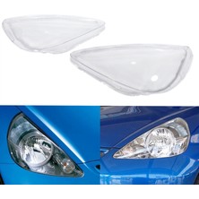 Sunshinee Araba Şeffaf Abajur Kafa Işık Lambası Kapağı Cam Lamba Gölge Ön Far Kabuk Honda Fit Hatchback 03-07 (Yurt Dışından)