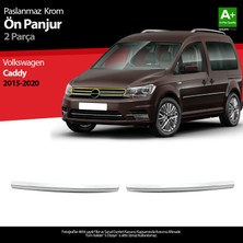 S-Dizayn Vw Caddy Krom Ön Panjur 2 Prç. 2015-2020