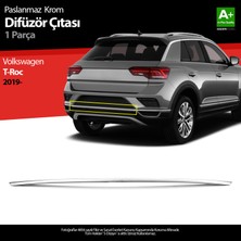 S-Dizayn Vw T-Roc Krom Difüzör Çıtası Orta Parça 2019 Üzeri