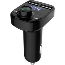 Beatitude Bluetooth Fm Transmitter Cihazı Radyo Araç Kiti Çakmaklık Şarj Aleti Araba Mp3 Çalar