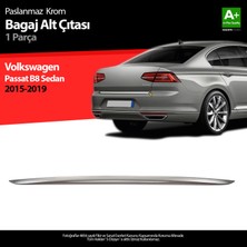 S-Dizayn VW Passat B8 Krom Bagaj Alt Çıtası 2015 Üzeri S-Dizayn