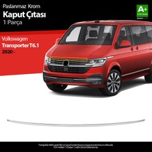 S-Dizayn Volkswagen Transporter T6.1 Krom Kaput Çıtası 2020 Üzeri