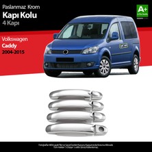 S-Dizayn Volkswagen Caddy Krom Kapı Kolu 4 Kapı 2004-2015 A+ Kalite