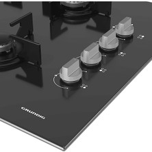 Grundig Gıgl 622410 gr Woklu Ankastre Cam Ocak Gri