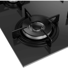 Grundig Gıgl 622410 gr Woklu Ankastre Cam Ocak Gri