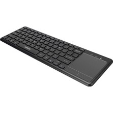 Everest EKW-155 Siyah Toucpad Mouse Us Layout + Kablosuz Klavye