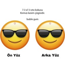 Oasis Life Gözlüklü Emoji Oto Araç Kokusu Bublegum Sakız Esans