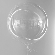 Bobo 18 Inç Şeffaf Bobo Balon 10 Adet