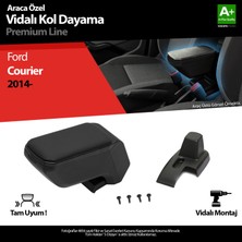 S-Dizayn Ford Courier Kol Dayama Kolçak ABS Vidalı Siyah 2014-2022 A+ Kalite