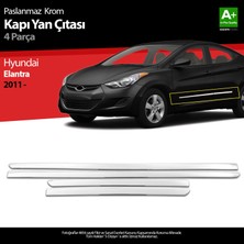 S-Dizayn Hyundai Elantra Krom Kapı Yan Çıtası 2011 Üzeri