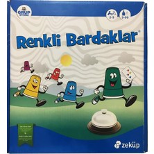 Zeküp Renkli Bardaklar Zeka Oyunu