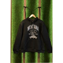 HGM Montana Özel Tasarım Kapşonlu Sweatshirt