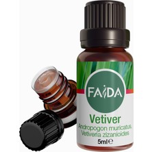 Faida Vetiver Yağı-Andropogon Muricatus- Vetiveria Zizanioides- 5 ml