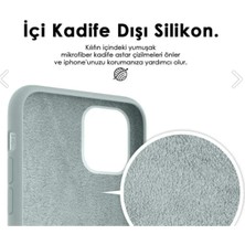Gevrek Techs iPhone 11 Pro ile Uyumlu Içi Kadife Dokulu Kamera Korumalı Silikon Lansman Kılıf